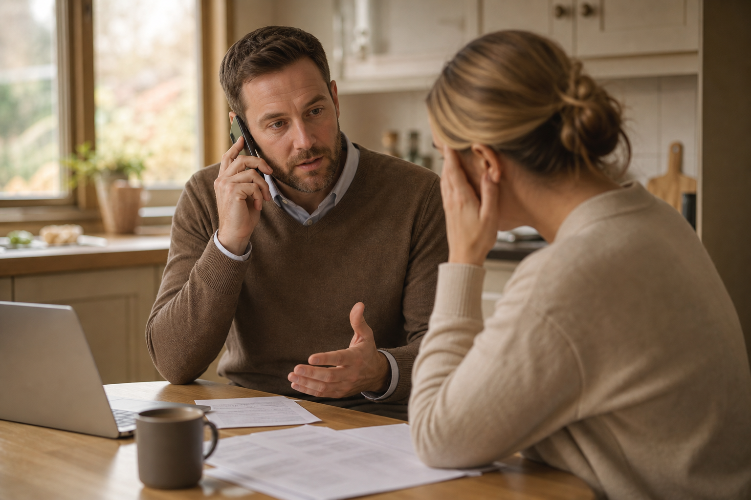Let's Talk Claims adviser providing compassionate bank transfer scam support